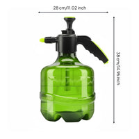 4L Pneumatic Watering Can Adjustable Nozzle Garden Pump Sprayer Ergonomic Handle Manual Pressure Sprayer for Home Cleaners, Indoor Plants, Lawn Care