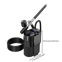 Precision Control Electric Airbrush Spray Compact twoNozzle Airbrush for Painting, Model Coloring