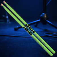 5A/7A Hickory Drumsticks for Beginners, Jazz, and Snare Drums