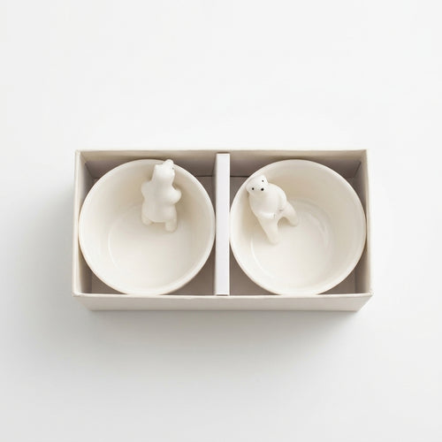Bear Sake Cup Set Ceramic European Style
