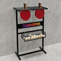 Ping Pong Paddle Display Rack Large Capacity Storage Basket Sports Equipment Organizer Pickleball Paddle Holder