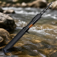 Mini Carbon Telescopic Lure Fishing Rod ML Action Portable 30cm Shrinkage Casting Rod