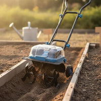40V Brushless Tiller Multi-Functional Cordless Soil Cultivator for Gardeners