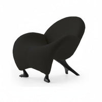 ram's Horn Chair Nordic Design Indoor Furniture Light Luxury design Plush Fabric for Homeowners, Apartment Dwellers, Living Room