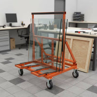 Foldable Flatbed Cart Space Saving Surface Hand Truck Commercial Use Folding Cart