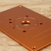Router Table Insert Plate DIY Modification Router Insert Plate Centering Hole