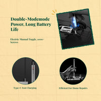 Cordless rechargeable electric screwdriver
