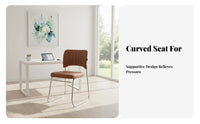 Sled Base Visitor Chair Minimalist Design Armless Sled Base Chair Lightweight Stackable Design for Conference Attendees