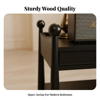 End Table with Integrated light Modernist Design Nightstand for Bedroom, Homeowners