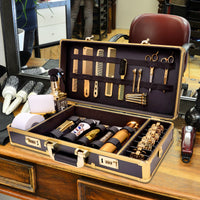 Hairdressing Tool Box Aluminum Alloy Cosmetic Box for Salon, Scissors Bag, Multifunctional Portable Beauty Box, Scissors Storage