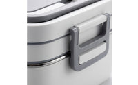 Heated Lunch Container Leak-Resistant Heated Lunch Box Spill Portable Food Warmer for Office Workers, Commuters, Car, Truck, Road Trips