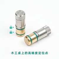 木工桌孔定位销桌卡不锈钢膨胀MFT桌孔台快速锁紧靠山挡块Ganwei
