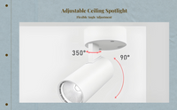 Dimmable LED COB ceiling spotlight