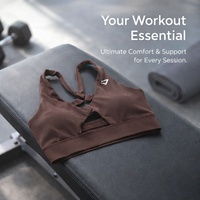 Sports Bras Women High Impact for Running and Gym with Breathable Mesh, Quick Dry Nylon Spandex Blend, Removable Padding
