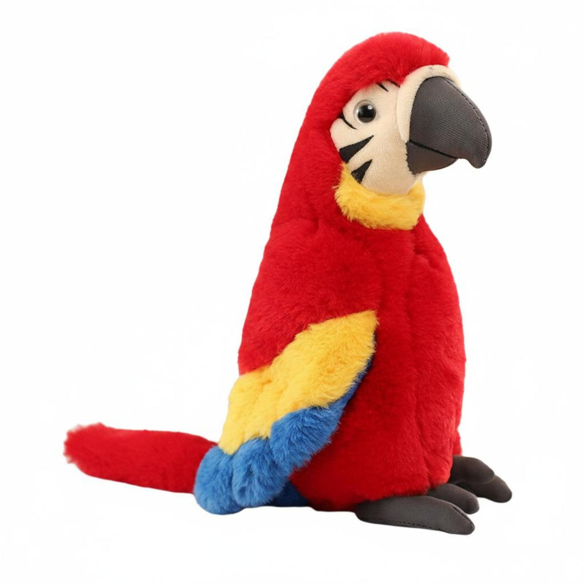 Birthday Gift Parrot Stuffed Toy Soft and Cute Stuffed Parrot Doll PP Cotton Filled for Playroom