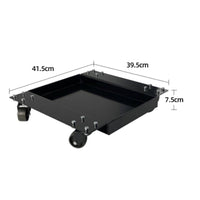 Rolling Tray Frame Portable Mobile Base with Casters Stable Mobile Tool Base for Workshop, Garage
