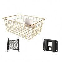 Bike Basket with Mounting Bracket Lightweight for Folding Bikes