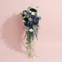 Cascading Blossom Floral Arrangement Lifelike Look Waterfall Floral Arrangement