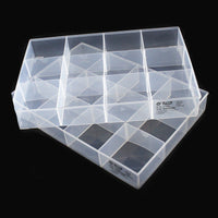 Penggong Transparent Plastic 12-Compartment Storage Box for Small Parts and Components