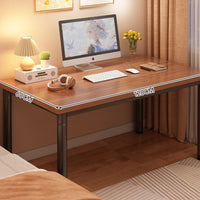 Simple Computer Desk Easy to Assemble Rectangular Writing Desk Spacious Desktop Simple Writing Table for Students, Professionals, Bedroom, Dorm Room