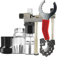 Bicycle Bottom Bracket and Cassette Tool Set (4-Piece)