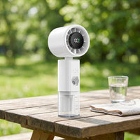 Usb Rechargeable Handheld Misting Fan Compact Handheld Fan with Mist Spray Cordless Battery Operated for Commuters