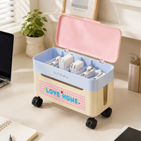 Cord Management Box, Large cord Tidy Box for Home, Ventilated Flip-Top Wire Organiser Box to Conceal Extension Cords