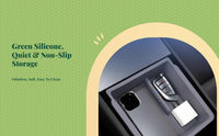 Non-slip silicone SUV console tray