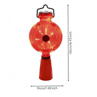 Solar Traffic Warning Light Waterproof Solar Warning Light Dustproof