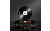 Vinyl Record Player Ornament Creative Retro Record Player Model Sculpture for Entryway Console