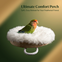 Bird Hammock Bed for Parrots, Hanging Nest House, Winter Warm Avian Play Area, Budgie Owner Cage Accessory, Small Pet Owner