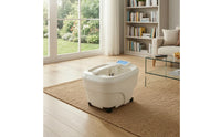 Wheeled Electric Foot Bath Basin Heated Foot Bath with Wheels Portable for Home, Salon