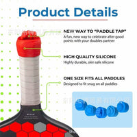 跨境新品 Pickleball Paddle End Caps匹克球拍尾端防脱手硅胶套