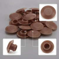 32 Pieces Threshold Screw Covers Easy Installation Door Sill Cap Plastic
