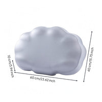 Contoured Pillow Breathable Memory Foam Pillow Textile Covered for Sleeping