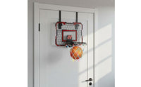 Mini Basketball Hoop with Scoreboard Easy Installation Electronic Scoring Basketball Toy Shatter-Resistant Backboard for Bedroom