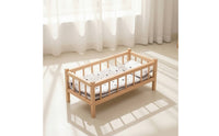 Wooden Doll Bed Miniature Doll Cozy Bed Furniture for Kids, Young Children, Playroom