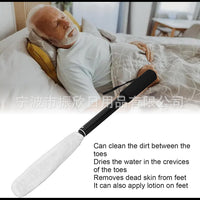 跨境 超长伸缩可调整尺寸洗脚趾缝工具 免弯腰搓洗擦脚趾缝刷