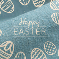 Easter Pillow Cover Holiday Decor Easter Bunny Pillow Cover Seasonal Accent Spring Botanical Pillow Cover for Families, Parents, Bedroom, Armchair