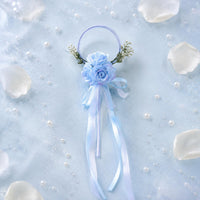 Fairy Blossom Wand Faux Roses Event Accessory Heart Shape for Girls