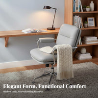 Wheeled Meshspine Seat Breathable spine supportrest Desk Chair Ergonomic Design 360° rotate for Students, Bedroom, Workstation