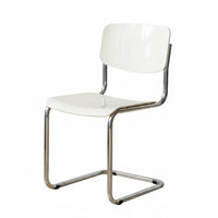Ergonomic Design Minimalist Dining Chair Easy to Assemble Nordic Design Side Chair Non-Slip Feet Household Furniture Scratch Resistant for Interior Designers, Business Owners, Restaurant, Pale Ice, Kitchen, Living Room