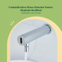 Touchless wall-mount infrared faucet
