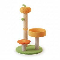 Cat Tree with Hanging Toys Sisal-Wrapped Cat Tree with Soft Perches Indoor