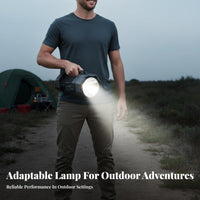 High Power Luminous Source Searchlight Long Range Light Projection High Power Handheld Searchlight Battery-Powered Luminous