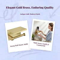 Brass wall faucet bathroom set