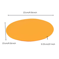 Flat-Profile Training Marker Disc Flexible Flat Position Marker Thin Sit Position Non-Slip for Coaches, Athletes, Soccer Players, Agility Exercises, Gym Floor