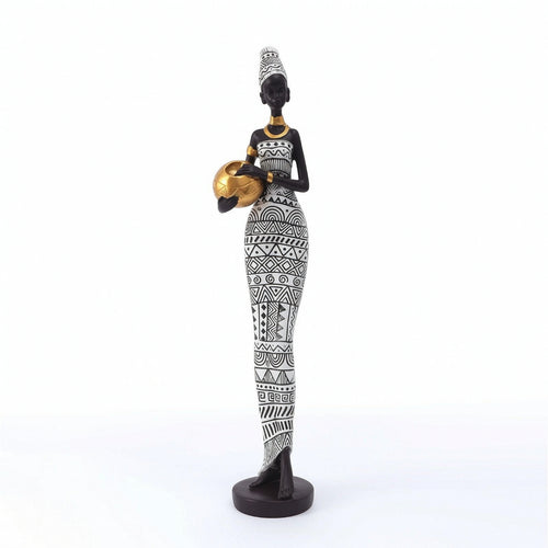 Woman Figurine Graceful Woman Statue Modern for Living Room, Tv Stand