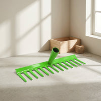 Garden Rake, Heavy Duty Iron Rake with Multiple Tines for Farming and Gardening