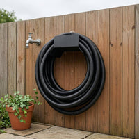 Garden Hose Storage Rack Curved Cradle Wall-Mounted Hose Rack for Outdoor